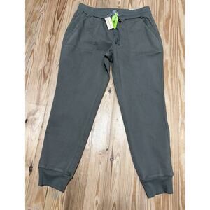 NATURAL REFLECTIONS Westfield Knit Drawstring Joggers Large Dusty Olive